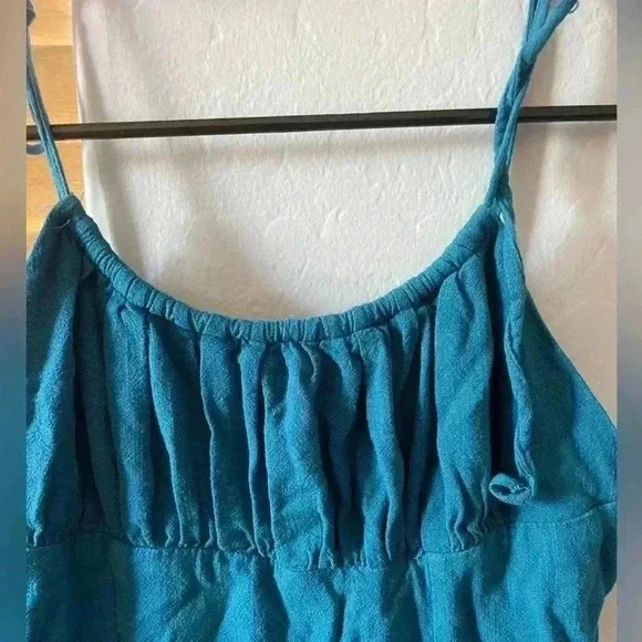 50. LA Hearts Blue size M tie-strap mini dress - Picture 4 of 5